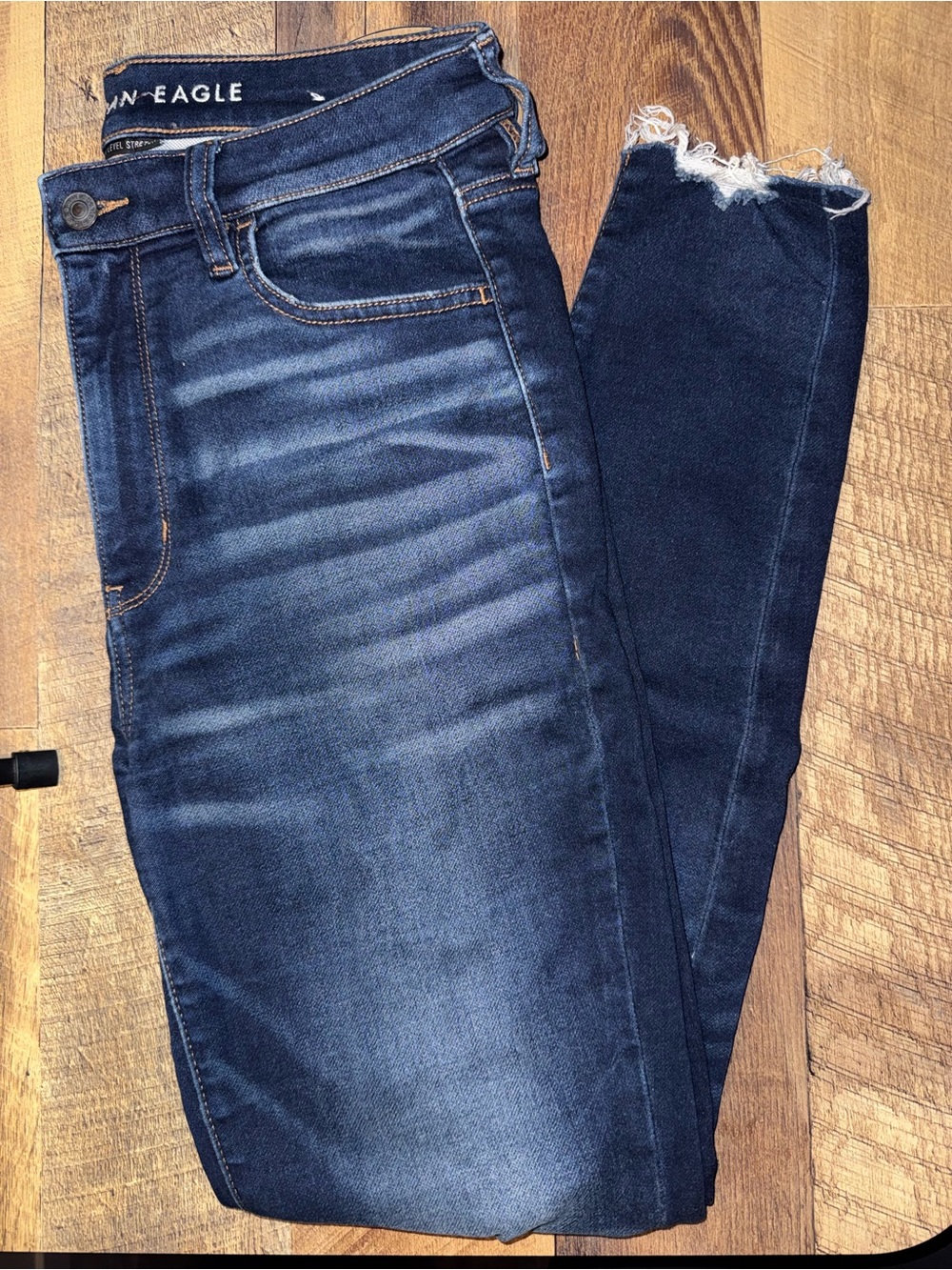 AE Distressed Super High Rise Soft Jeggings
